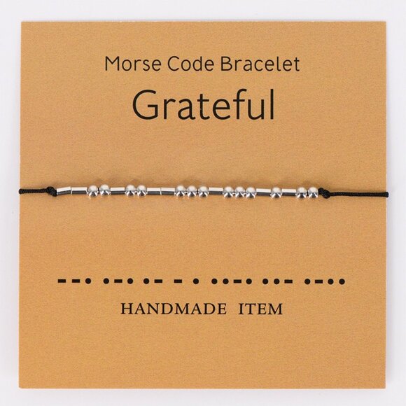 Jewelry - Morse Code Bracelet | Choose the message that means the most